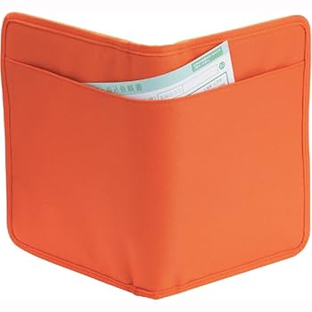 Amazon.co.jp: キングジム 通帳 & カード 収納ケース オレンジ